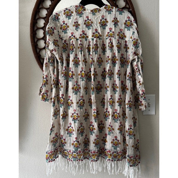 NWT Roberta Roller Rabbit floral print tunic length Top size L - Picture 2 of 9